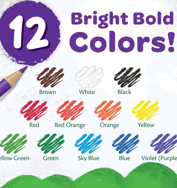 Crayola Colored Pencils, Assorted Colors