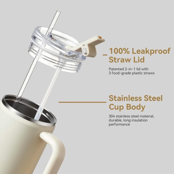 Gpeng 40 oz Tumbler with Handle