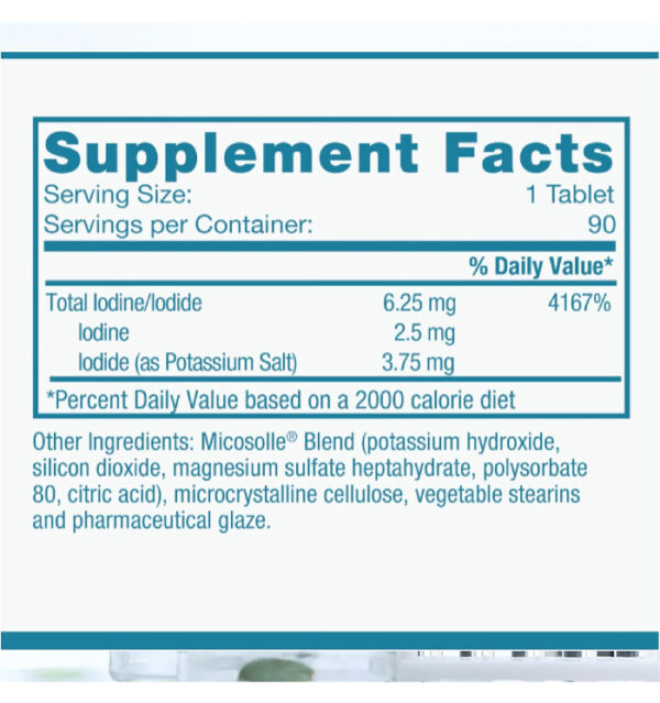 Iodoral 6.25 mg – Iodine Supplements
